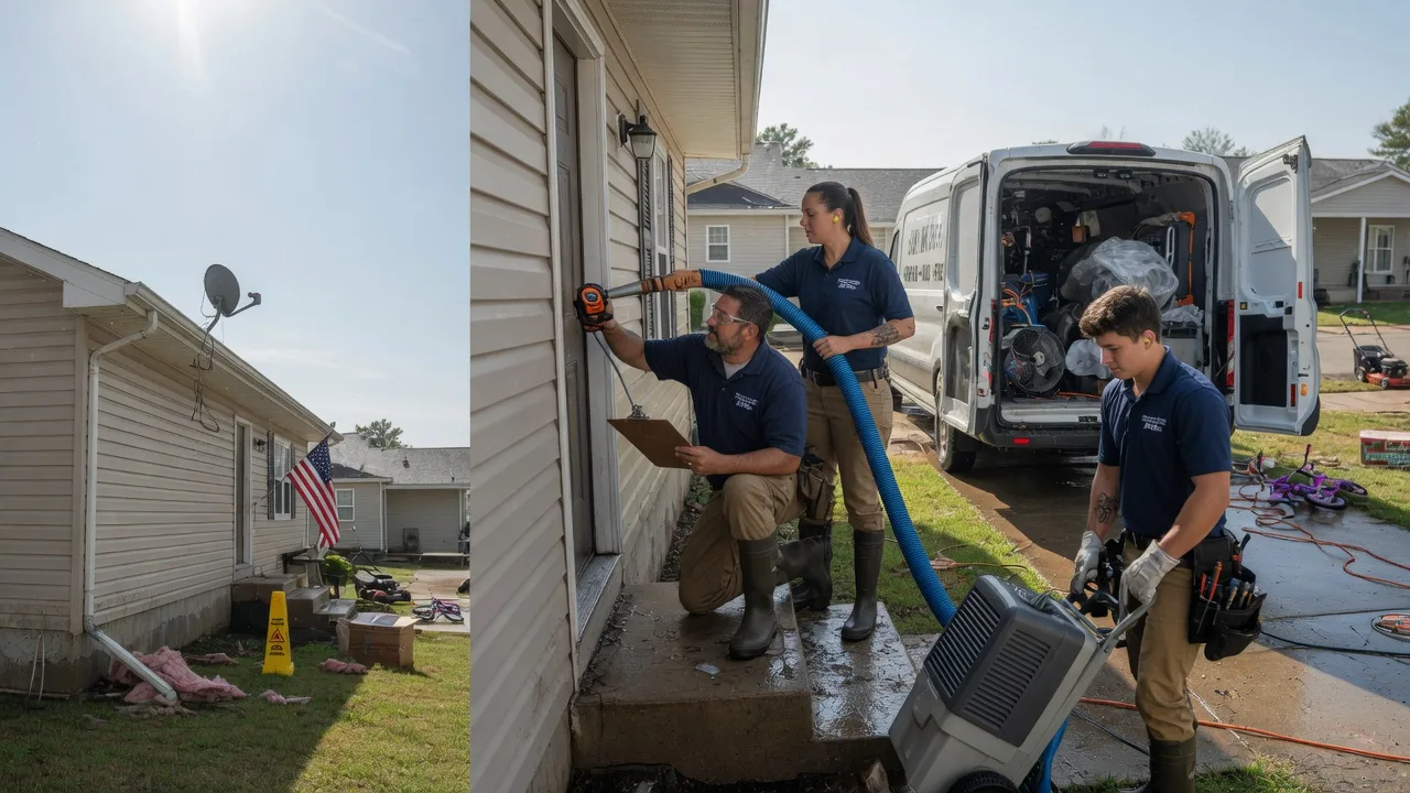 Ceiling Water Damage Restoration in Maple, TX near me